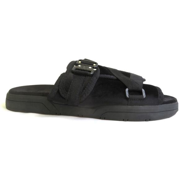New DRACO Phantom Black Men's Sz 11-12 Sandal Slip On Slides w/ Dust Bag - Picture 4 of 7